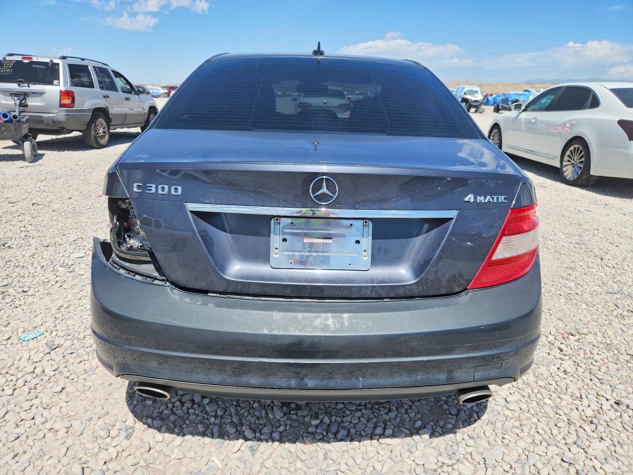 2011 Mercedes-benz C 300 4matic Угольный vin: WDDGF8BB3BR151719
