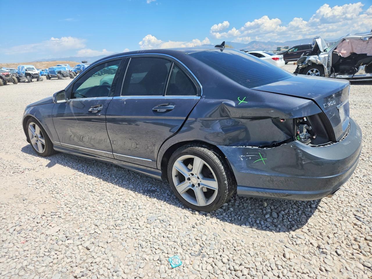 2011 Mercedes-benz C 300 4matic Угольный vin: WDDGF8BB3BR151719