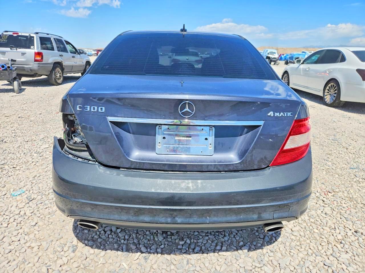 2011 Mercedes-benz C 300 4matic Угольный vin: WDDGF8BB3BR151719