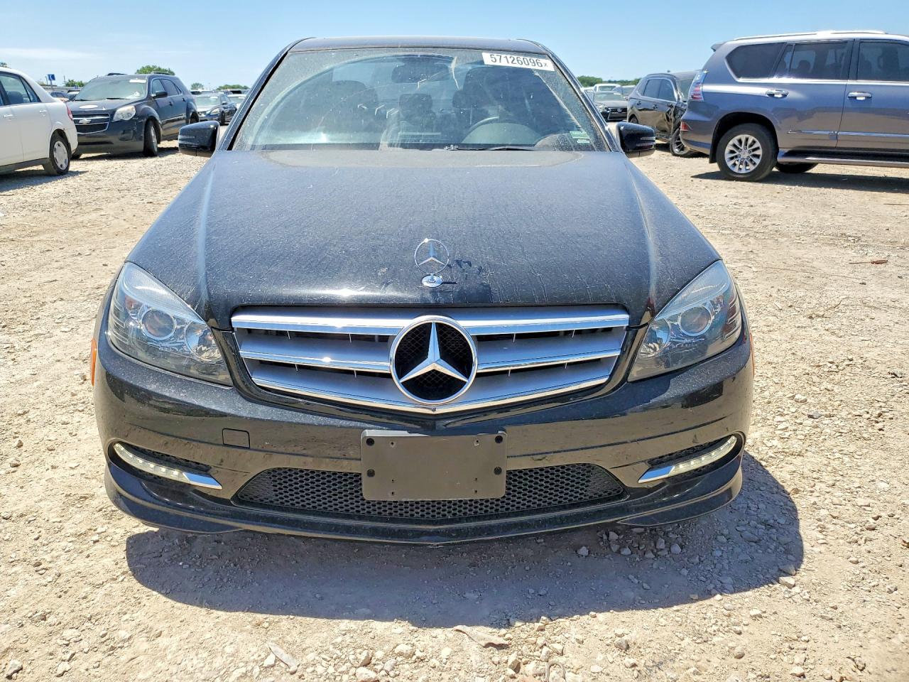 2011 Mercedes-benz C 300 4matic Black vin: WDDGF8BB3BR161411