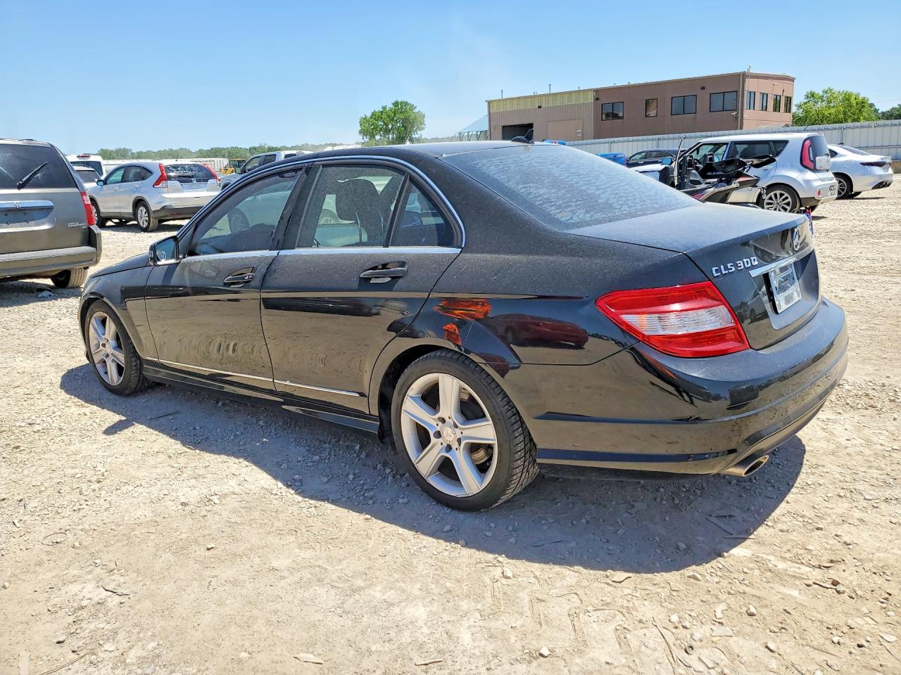 2011 Mercedes-benz C 300 4matic Black vin: WDDGF8BB3BR161411