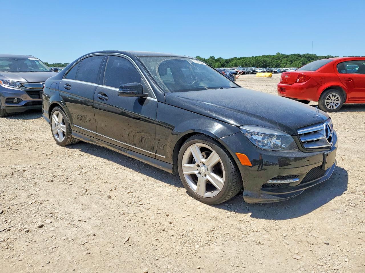 2011 Mercedes-benz C 300 4matic Black vin: WDDGF8BB3BR161411