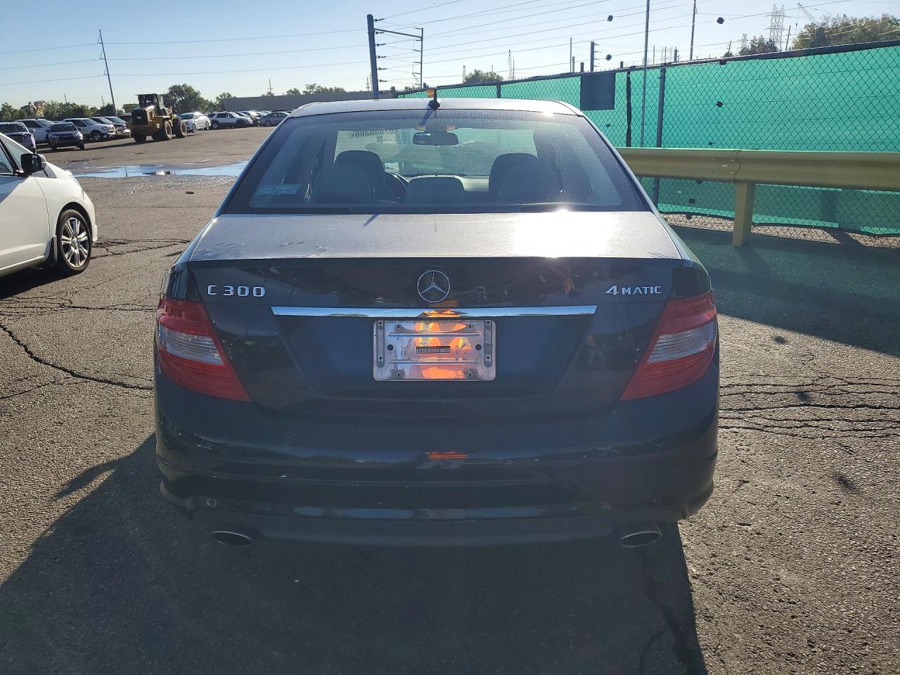 2011 Mercedes-benz C 300 4matic Black vin: WDDGF8BB3BR167256