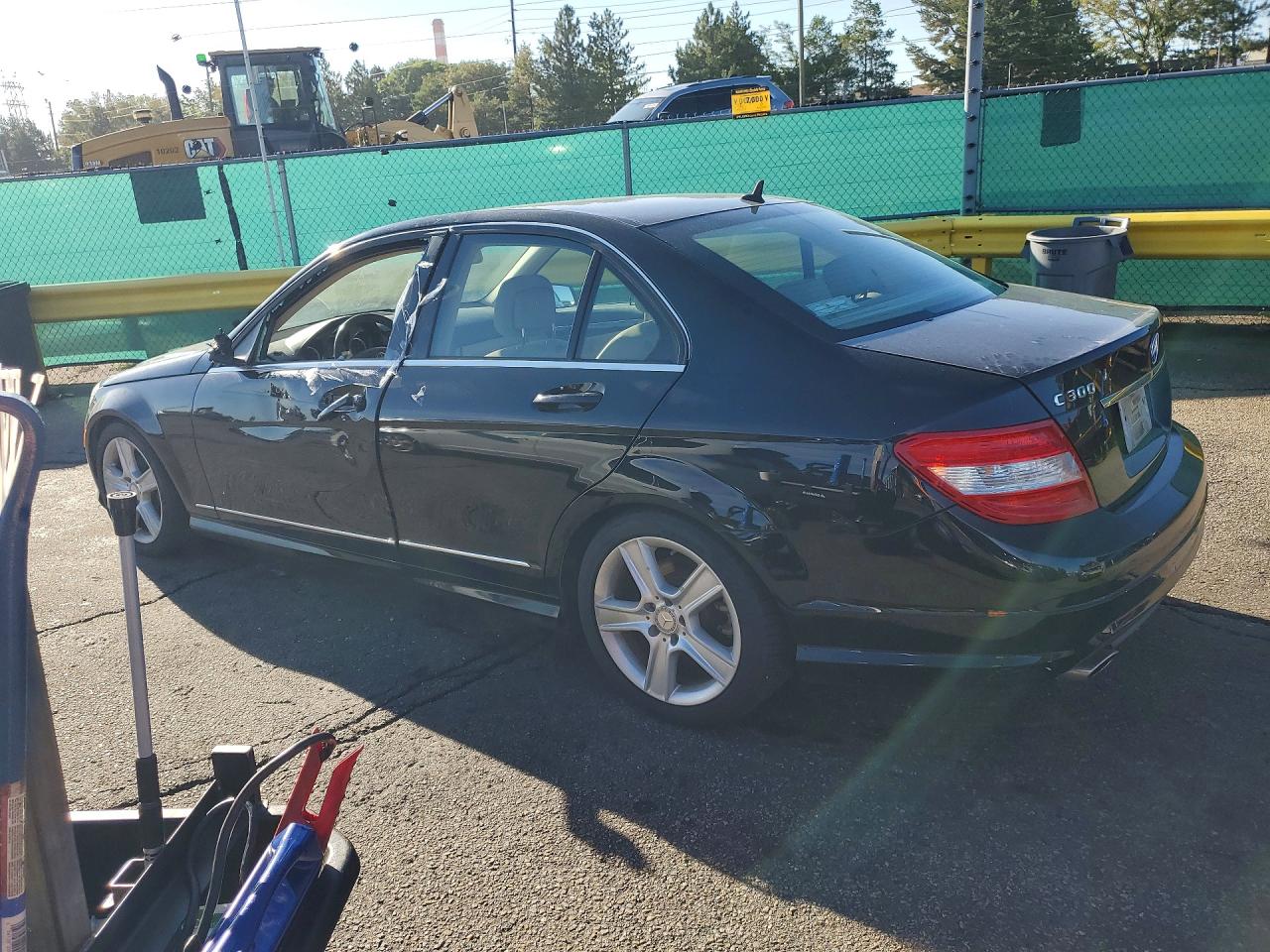 2011 Mercedes-benz C 300 4matic Black vin: WDDGF8BB3BR167256