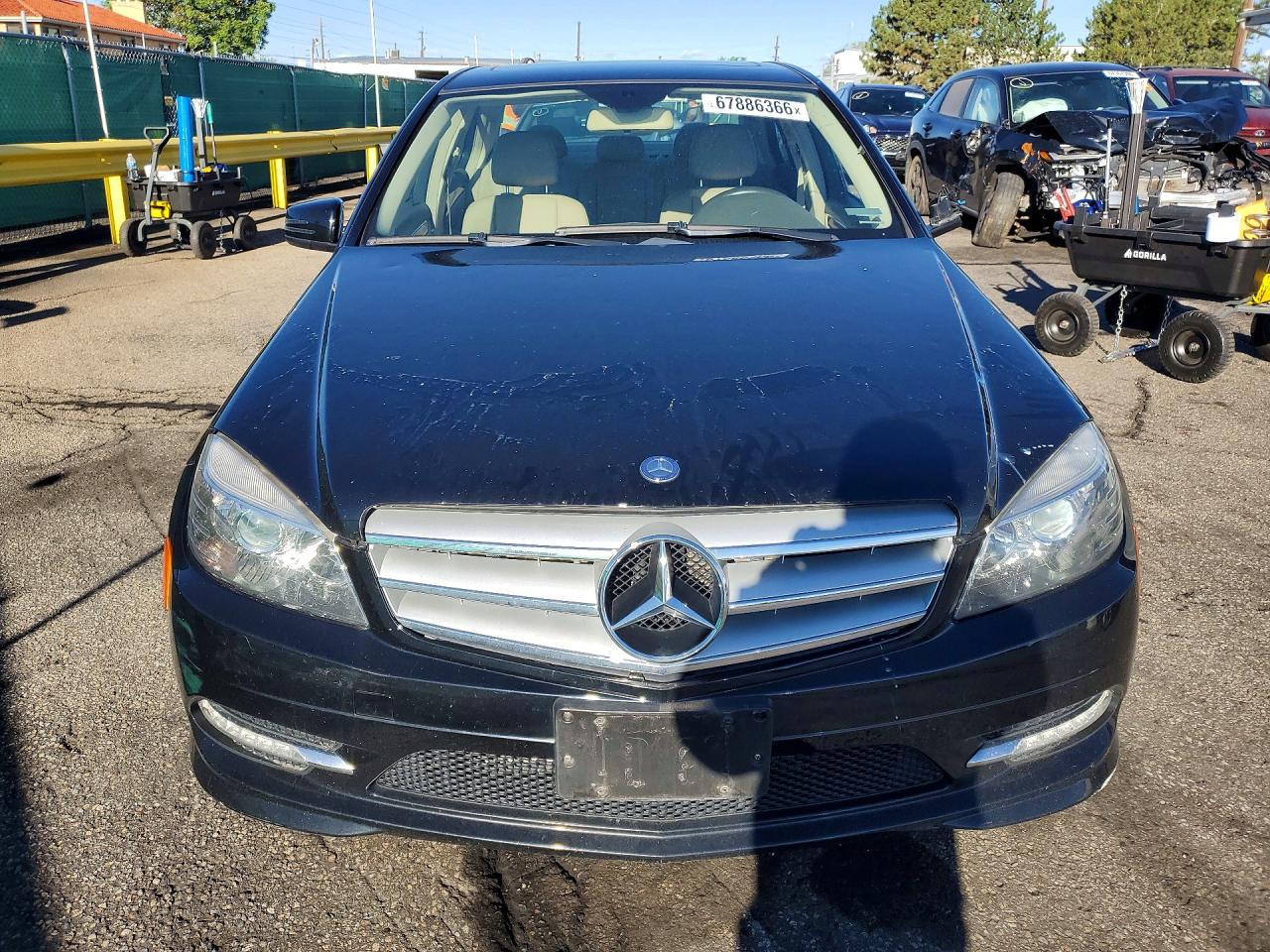 2011 Mercedes-benz C 300 4matic Black vin: WDDGF8BB3BR167256
