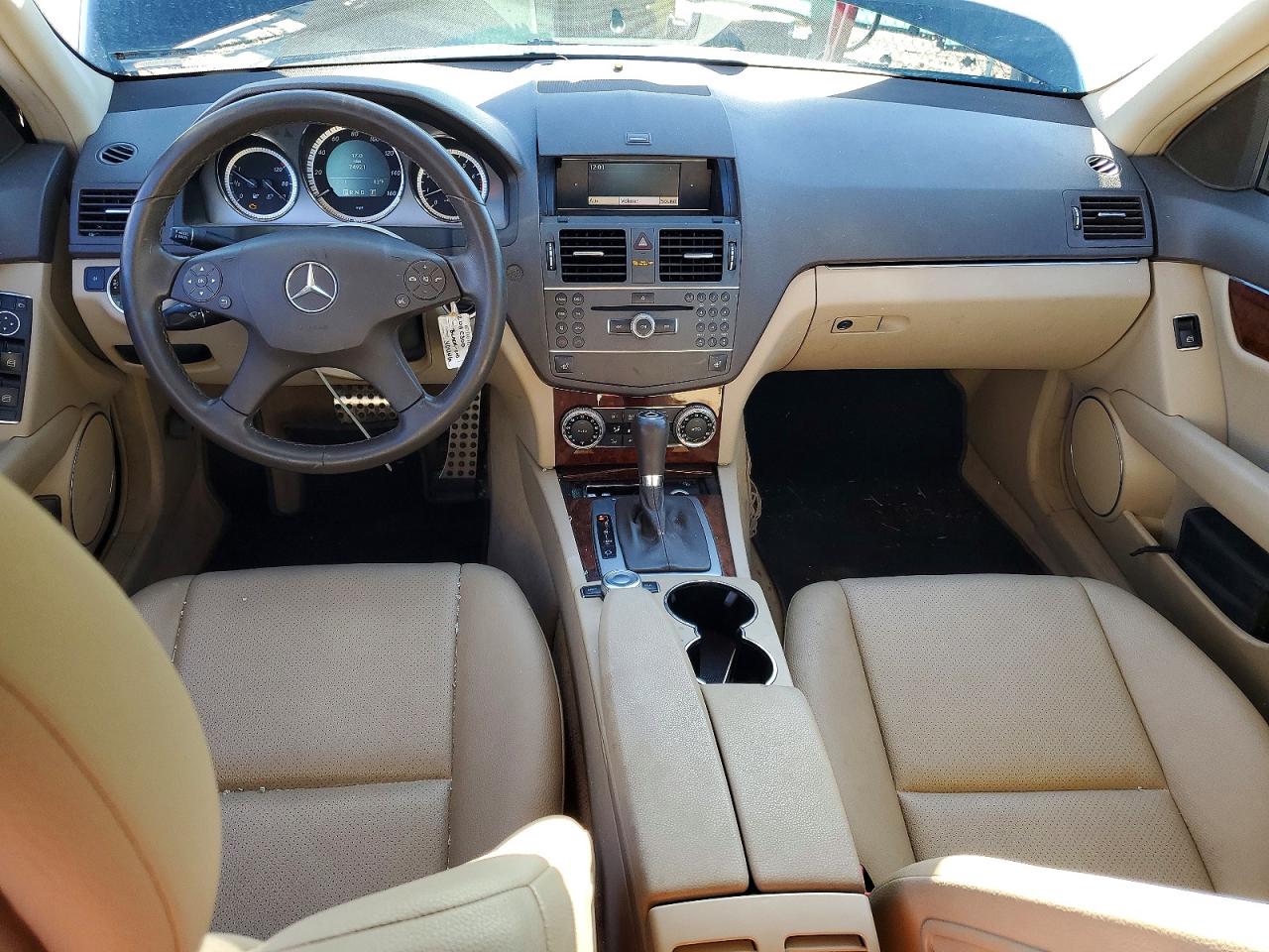 2011 Mercedes-benz C 300 4matic Black vin: WDDGF8BB3BR167256