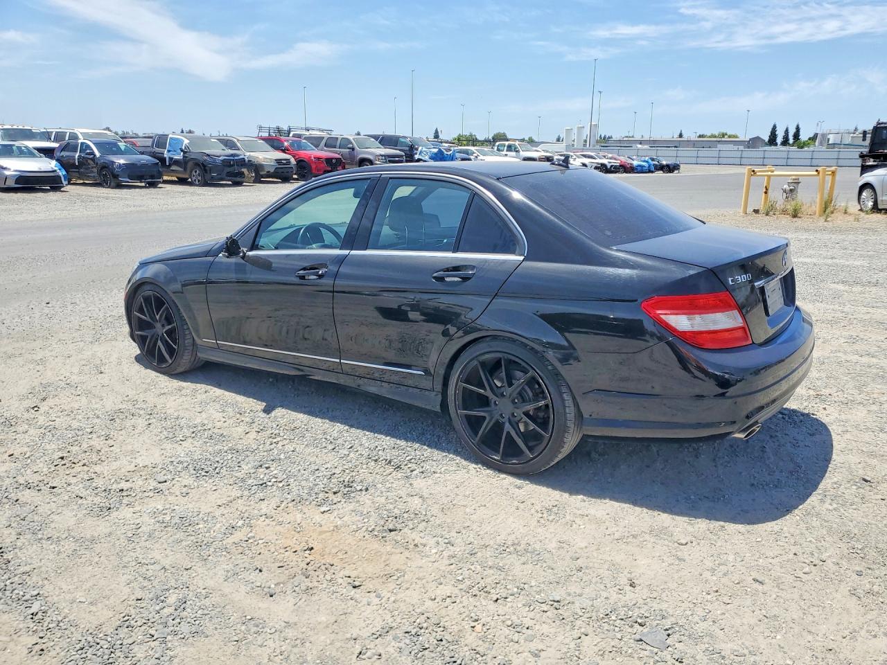 2011 Mercedes-benz C 300 4matic Black vin: WDDGF8BB3BR181450