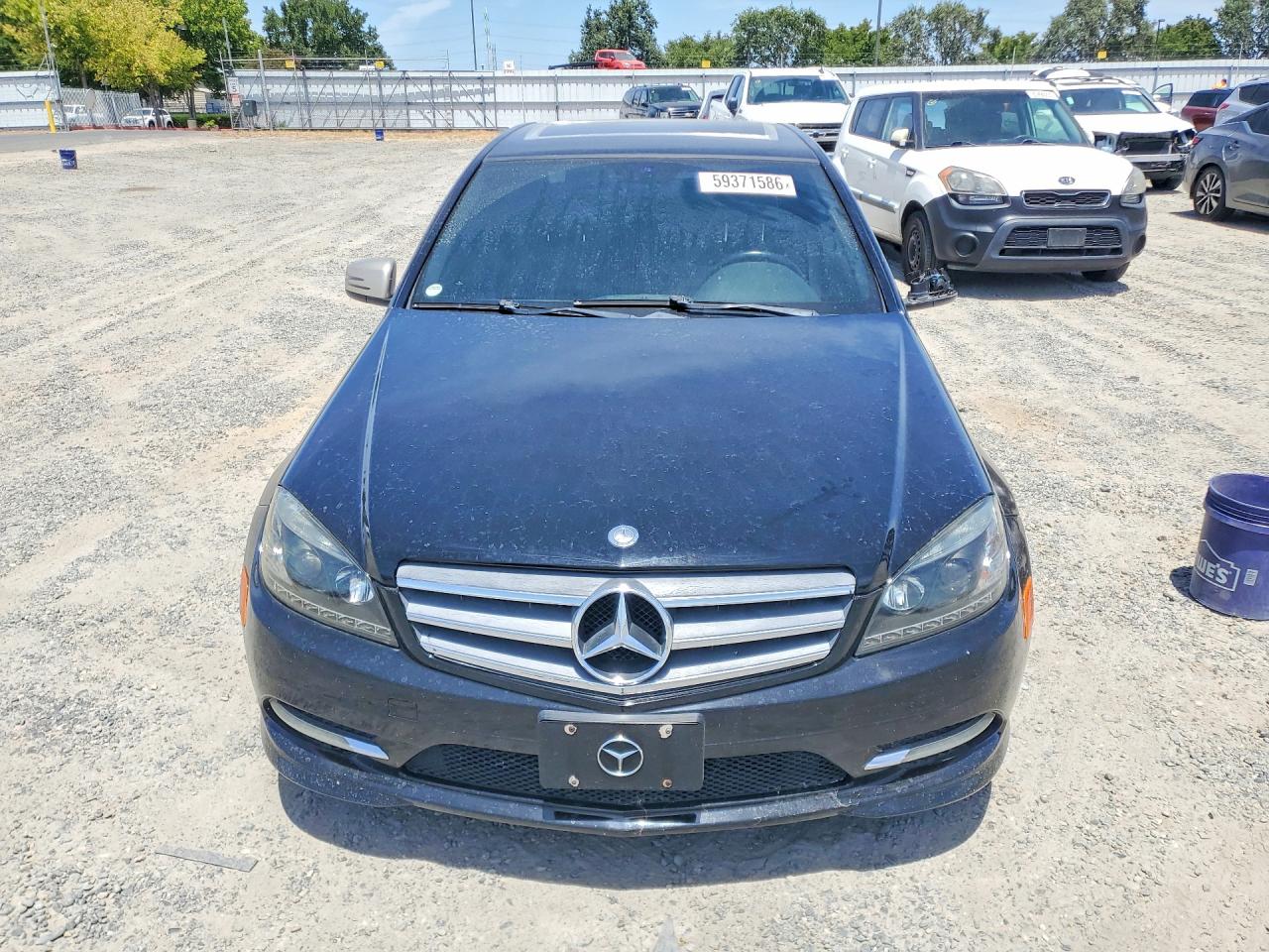 2011 Mercedes-benz C 300 4matic Black vin: WDDGF8BB3BR181450