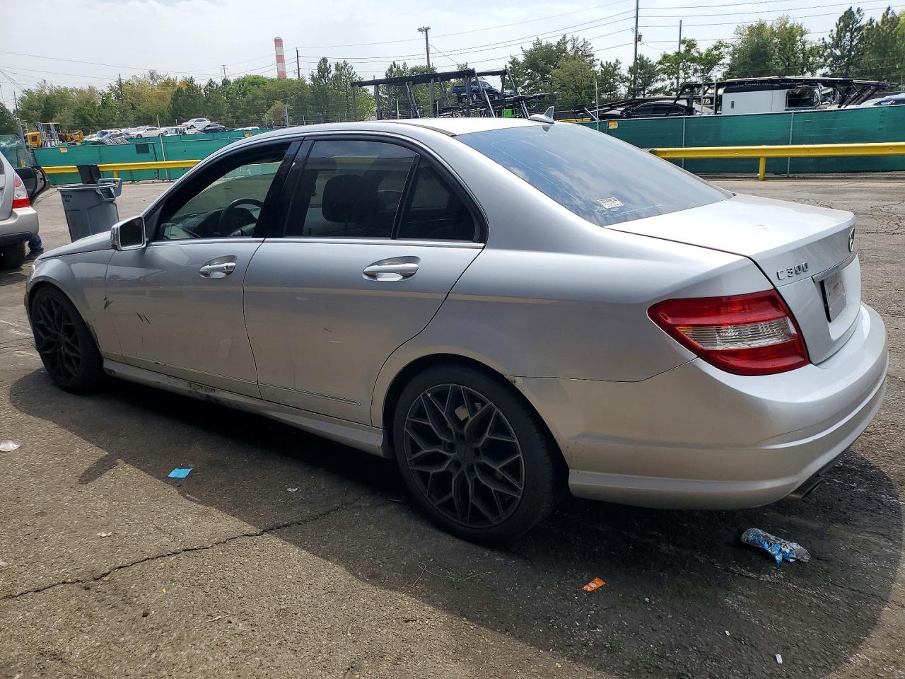2011 Mercedes-benz C 300 4matic Silver vin: WDDGF8BB3BR184400