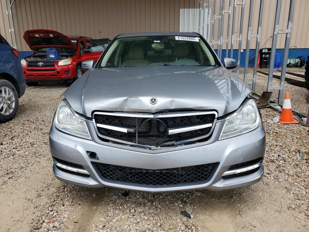 2012 Mercedes-benz C 300 4matic Gray vin: WDDGF8BB3CF917466