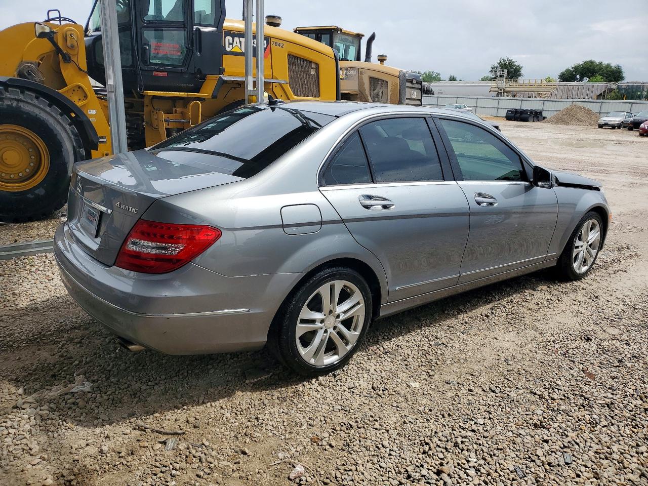 2012 Mercedes-benz C 300 4matic Gray vin: WDDGF8BB3CF917466