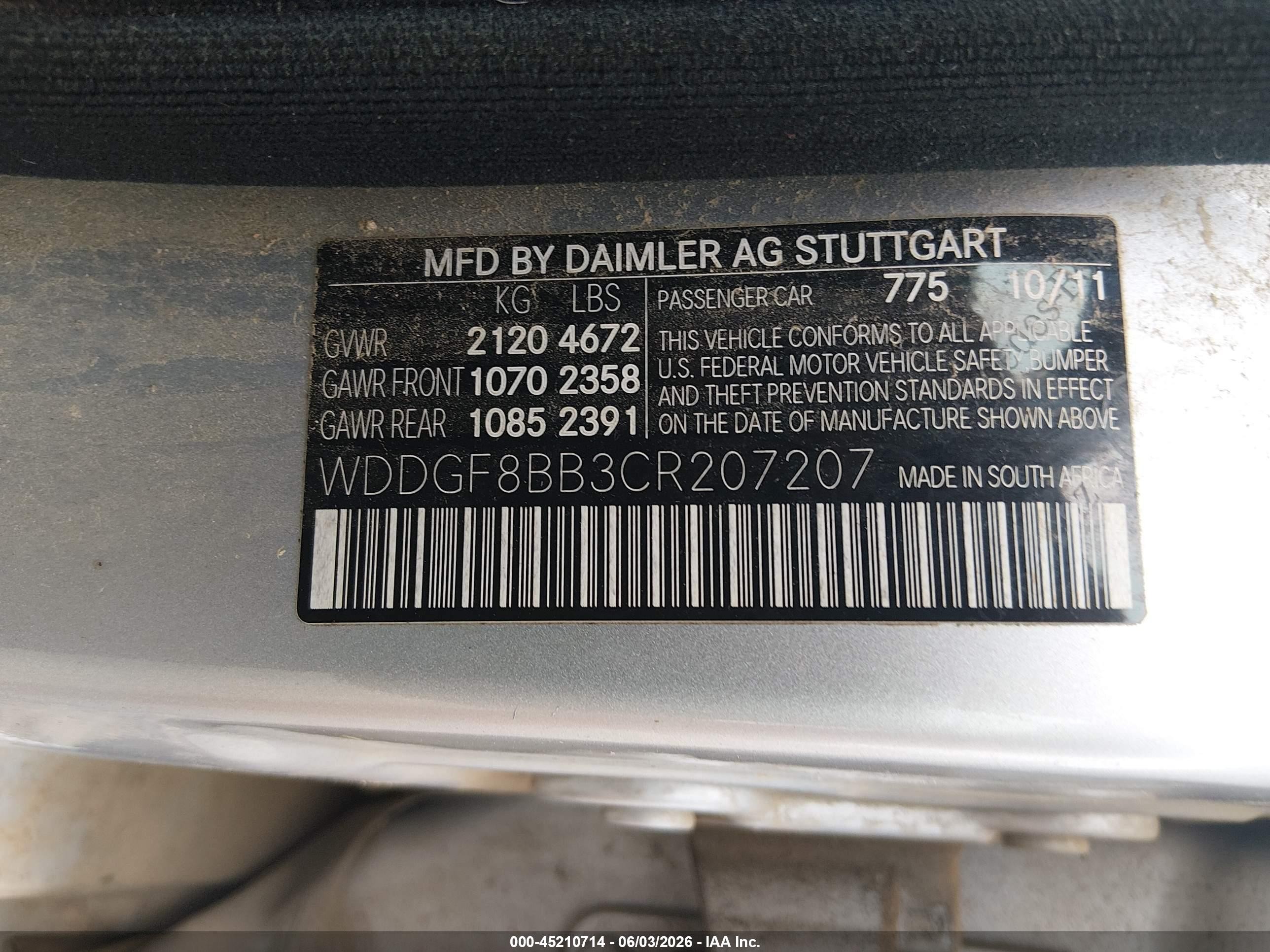 2012 Mercedes-benz C 300 Luxury 4matic/sport 4matic Silver vin: WDDGF8BB3CR207207