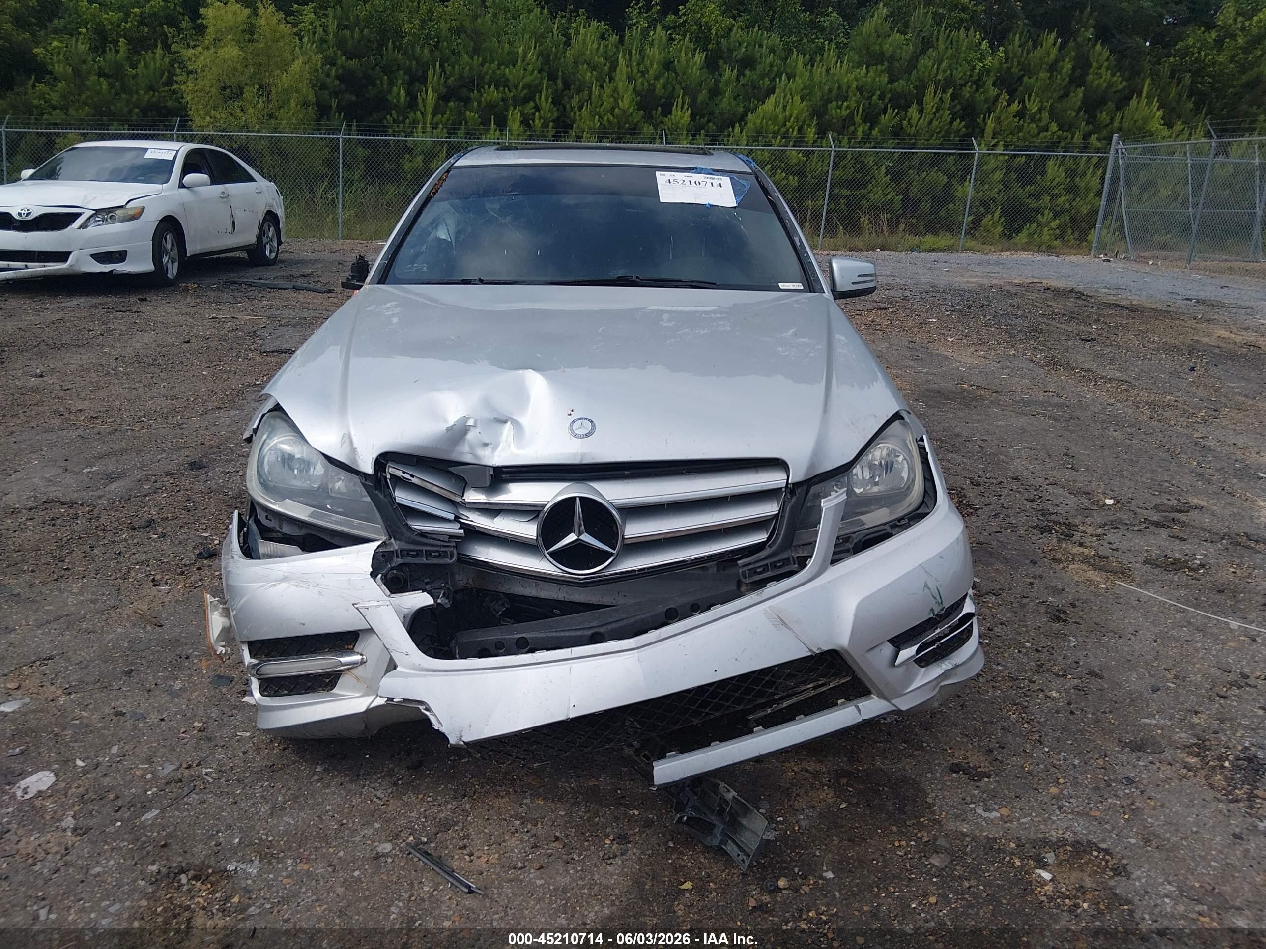 2012 Mercedes-benz C 300 Luxury 4matic/sport 4matic Silver vin: WDDGF8BB3CR207207