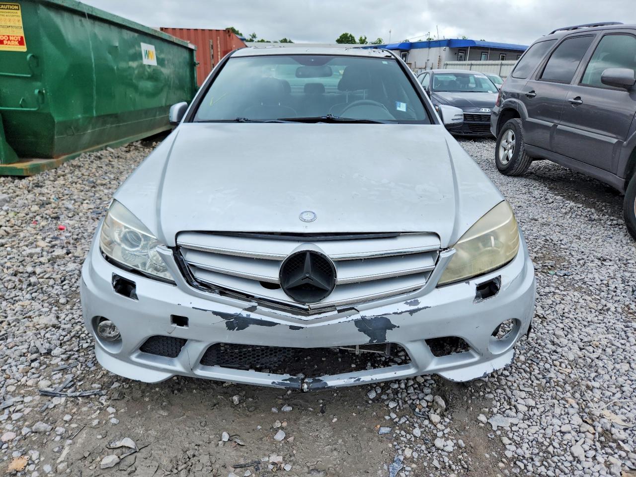 2010 Mercedes-benz C 300 4matic Silver vin: WDDGF8BB4AF409987