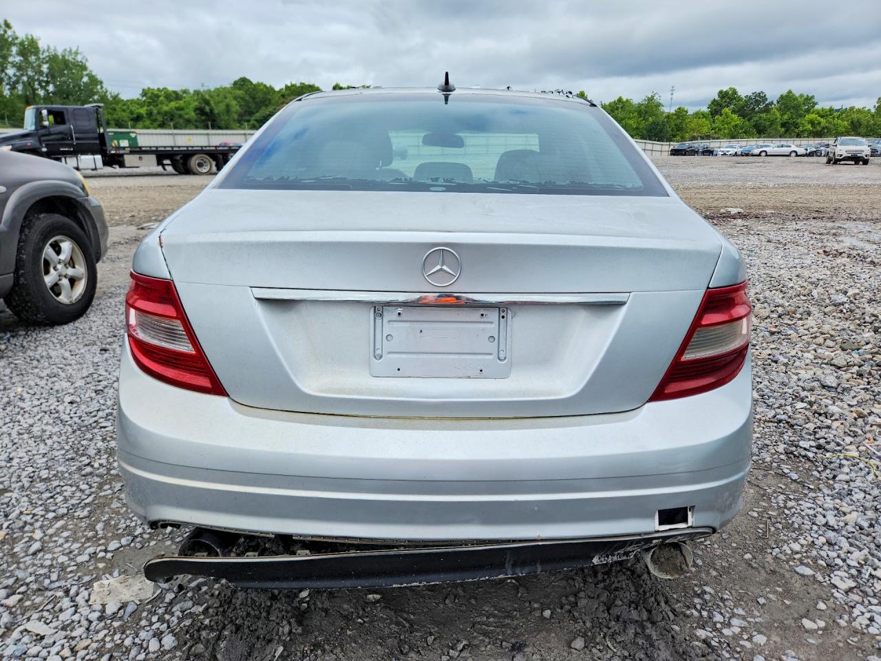 2010 Mercedes-benz C 300 4matic Silver vin: WDDGF8BB4AF409987