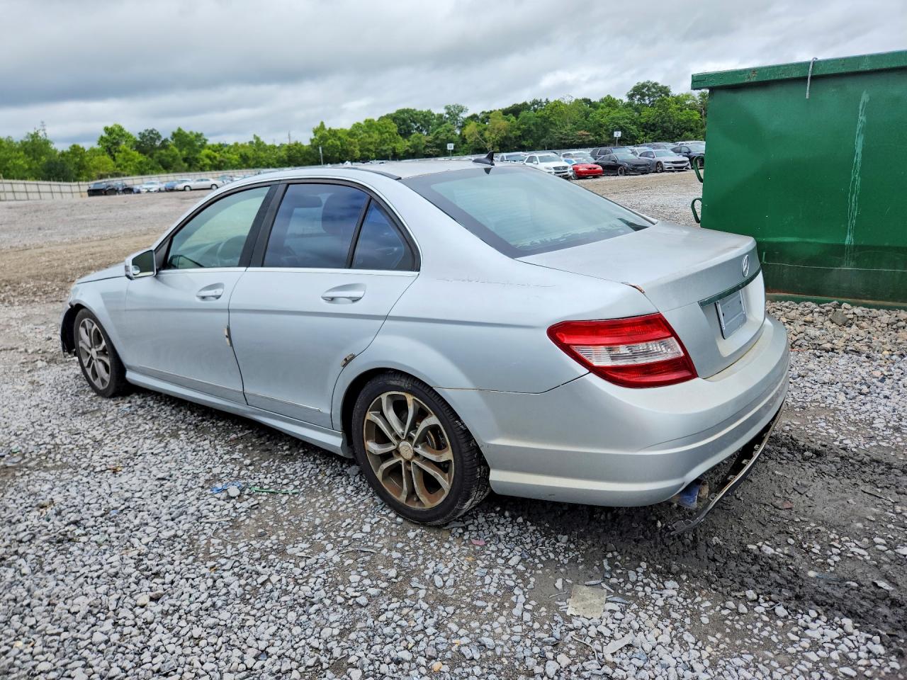 2010 Mercedes-benz C 300 4matic Silver vin: WDDGF8BB4AF409987