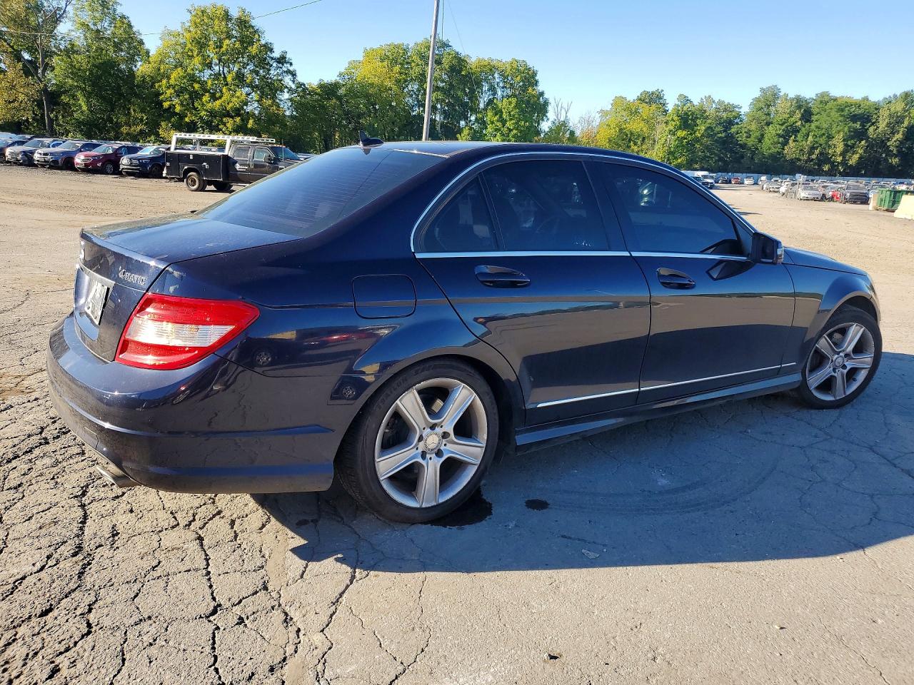 2010 Mercedes-benz C 300 4matic Blue vin: WDDGF8BB4AF421654