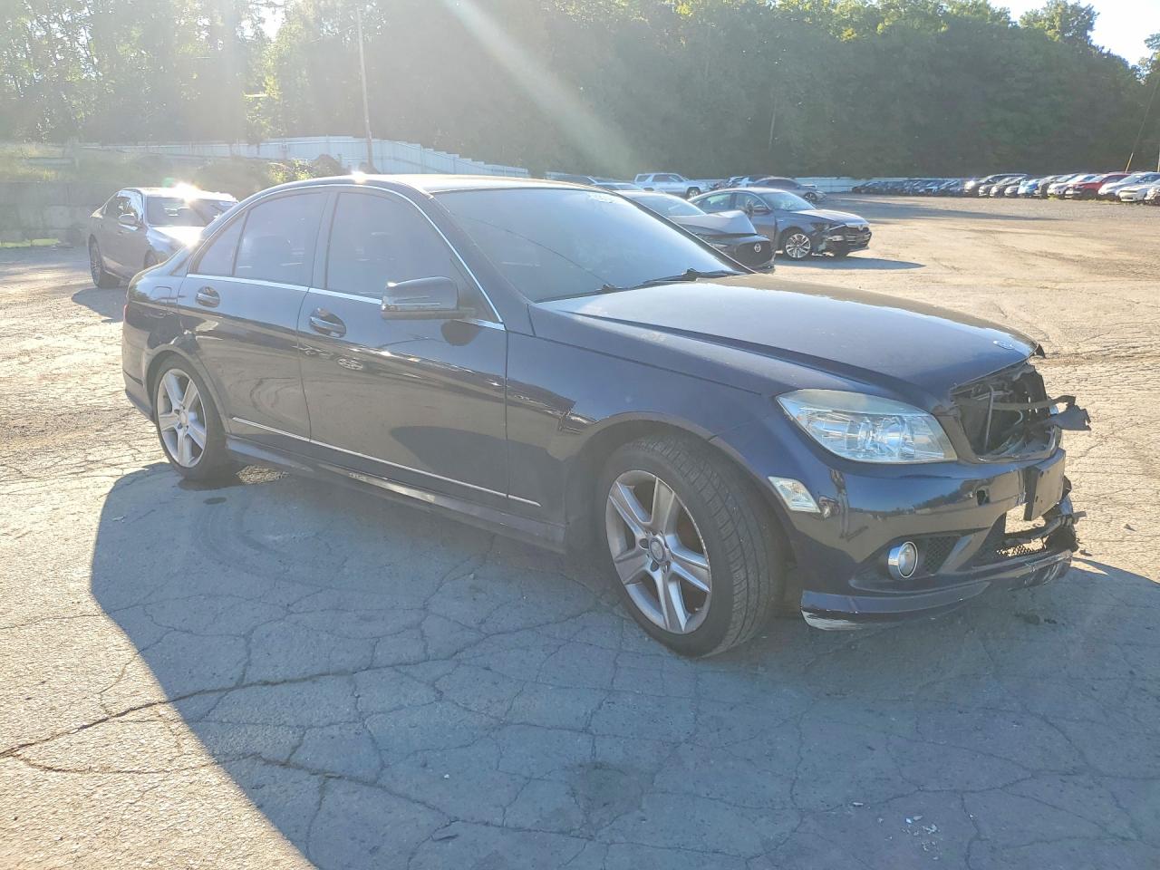 2010 Mercedes-benz C 300 4matic Blue vin: WDDGF8BB4AF421654