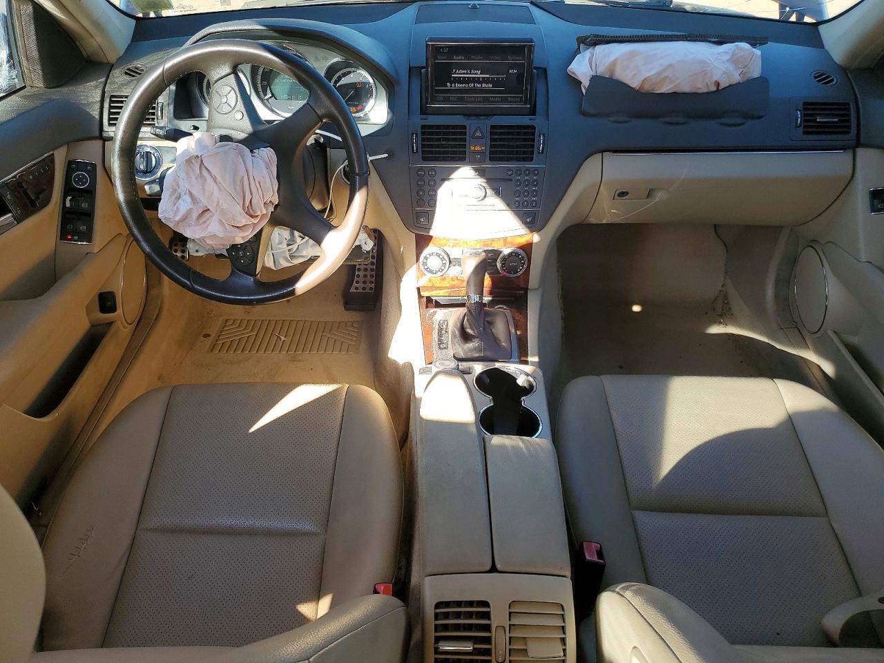 2010 Mercedes-benz C 300 4matic Blue vin: WDDGF8BB4AF421654