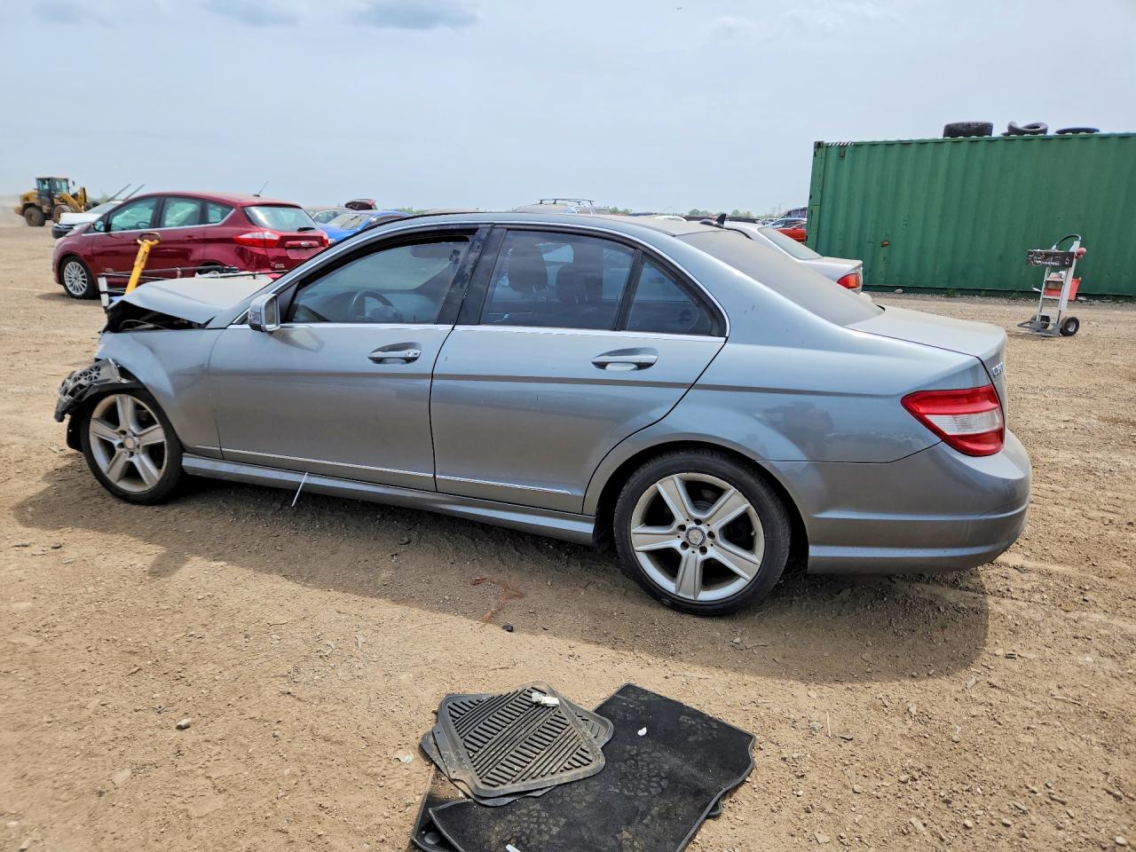 2010 Mercedes-benz C 300 4matic Серебряный vin: WDDGF8BB4AF451947