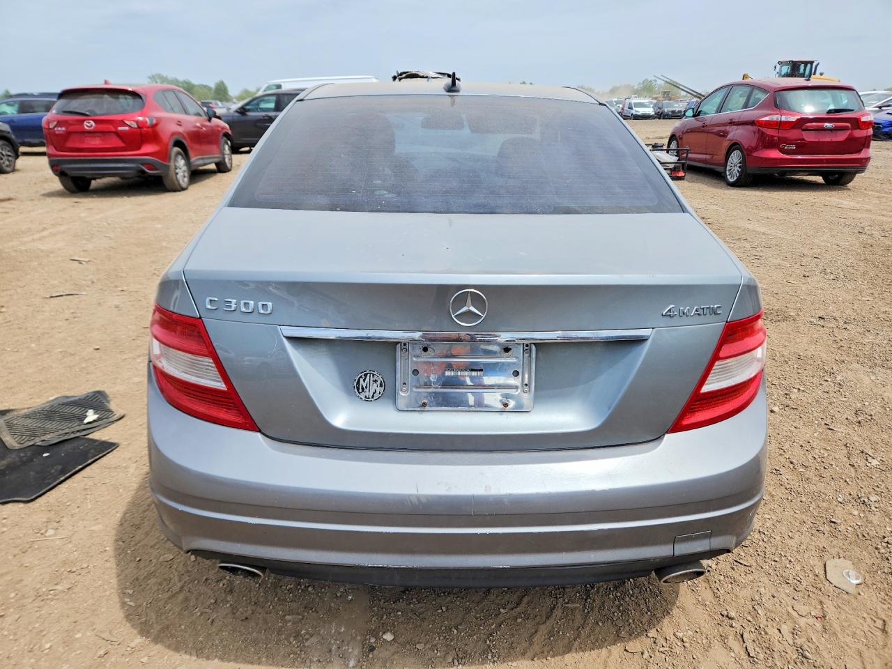 2010 Mercedes-benz C 300 4matic Серебряный vin: WDDGF8BB4AF451947