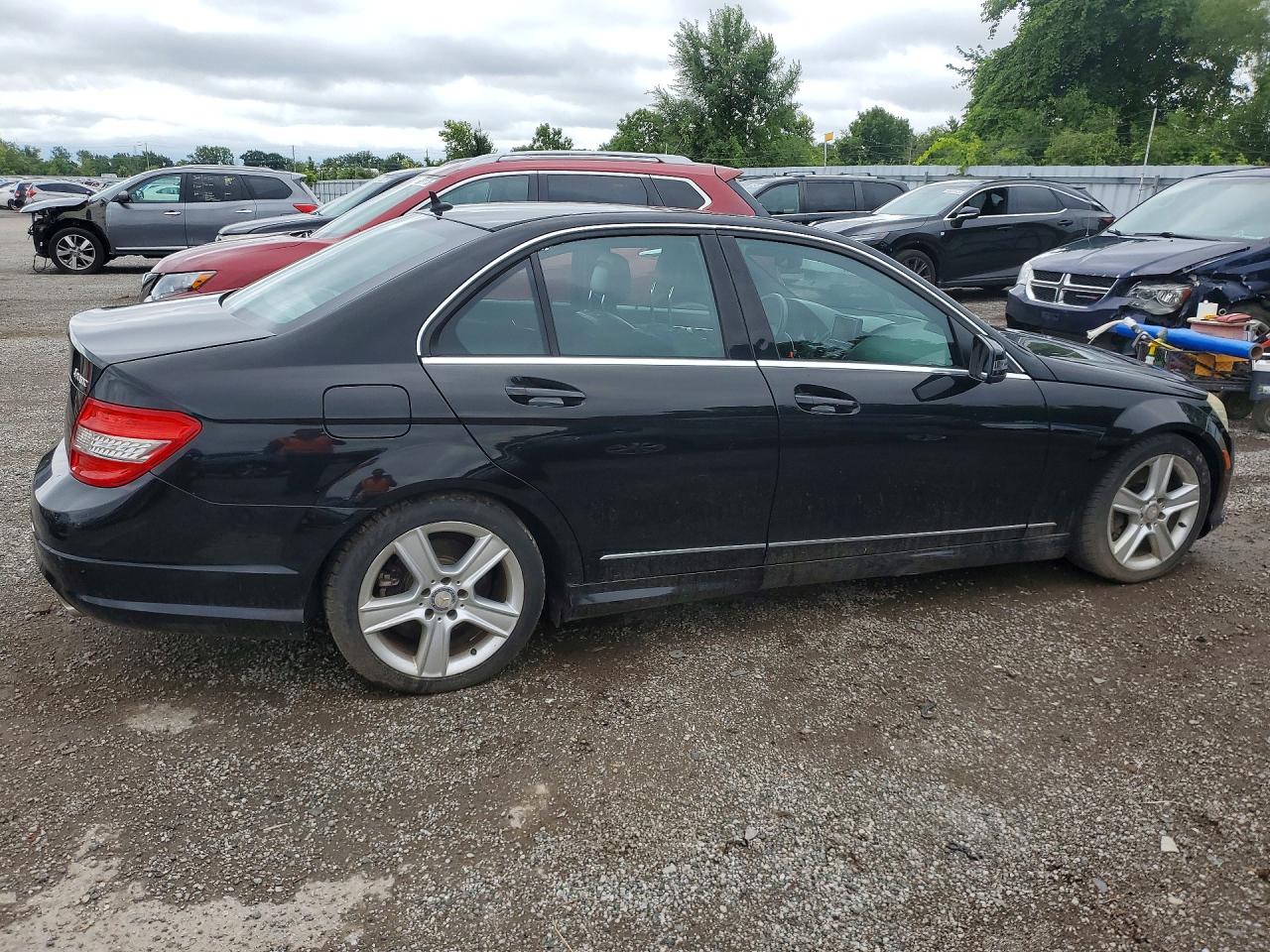 2010 Mercedes-benz C 300 4matic Black vin: WDDGF8BB4AF463726