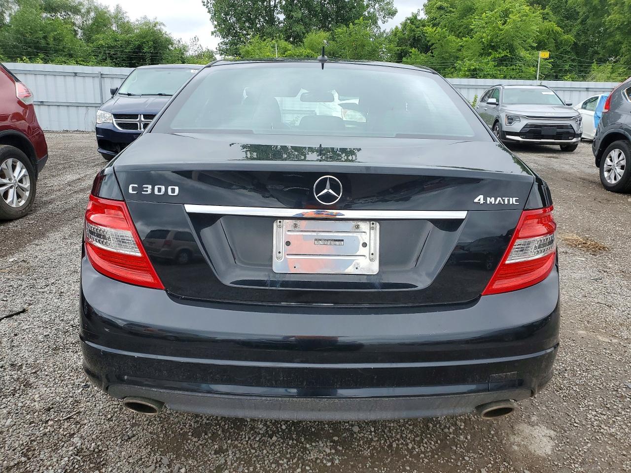2010 Mercedes-benz C 300 4matic Black vin: WDDGF8BB4AF463726
