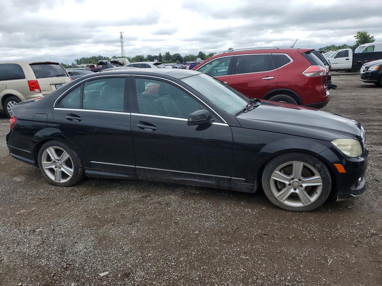 2010 Mercedes-benz C 300 4matic Black vin: WDDGF8BB4AF463726