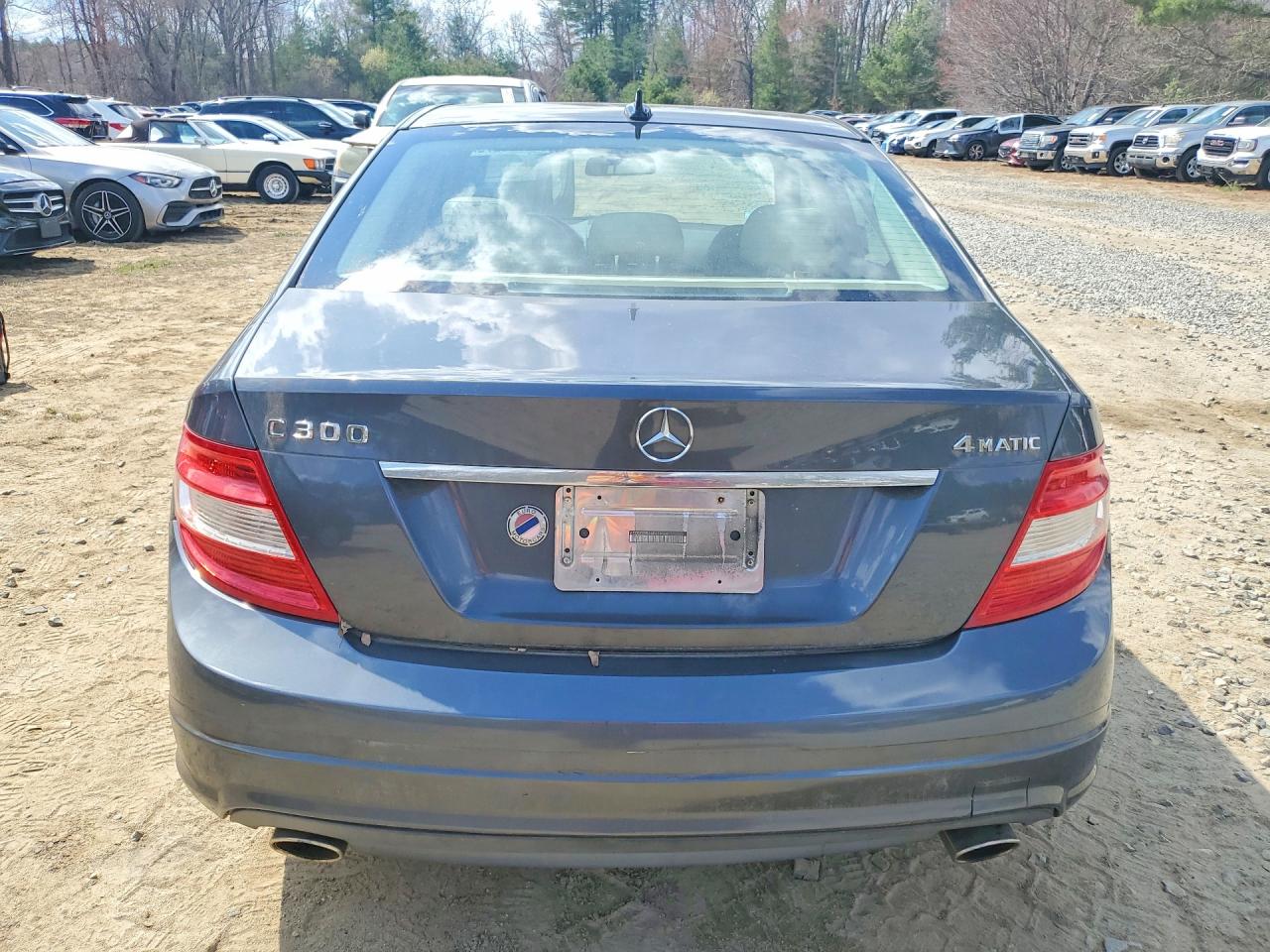 2010 Mercedes-benz C 300 4matic Серый vin: WDDGF8BB4AF478498