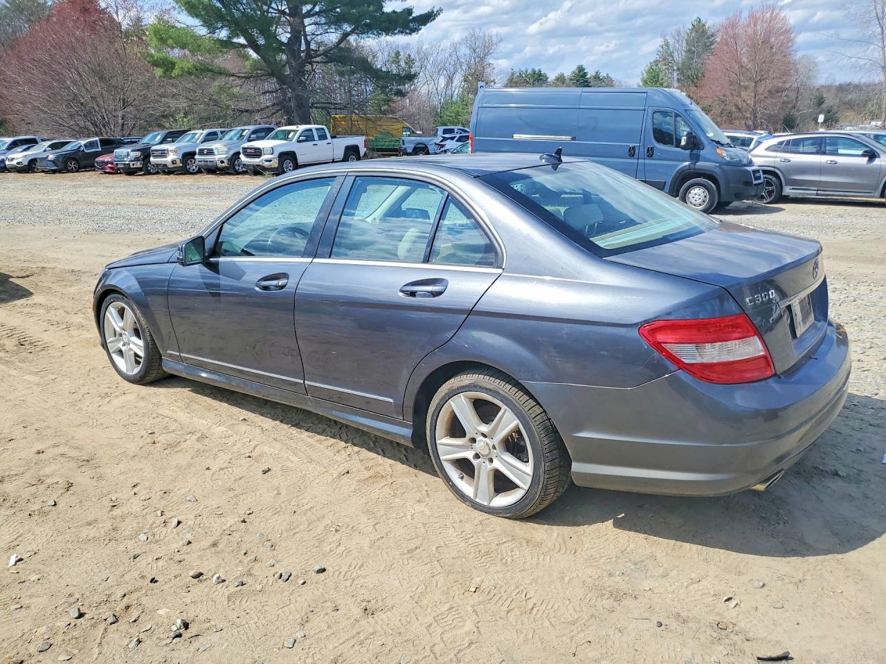 2010 Mercedes-benz C 300 4matic Серый vin: WDDGF8BB4AF478498