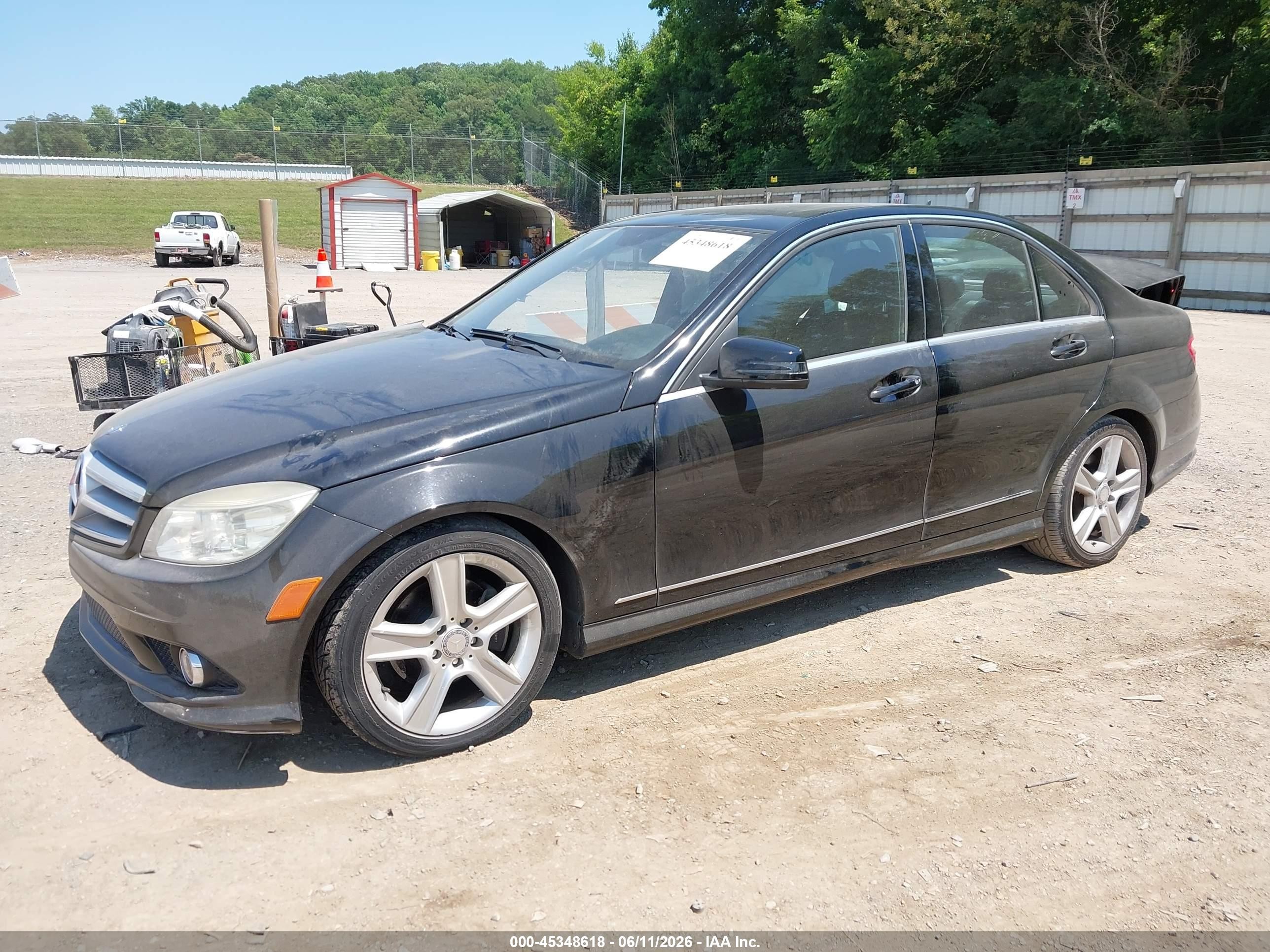 2010 Mercedes-benz C 300 Luxury 4matic/sport 4matic Black vin: WDDGF8BB4AR088631