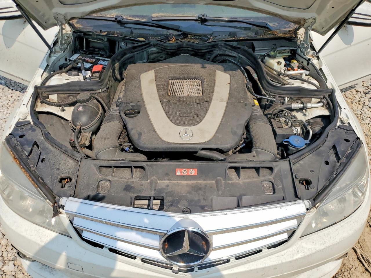 2010 Mercedes-benz C 300 4matic Белый vin: WDDGF8BB4AR106206
