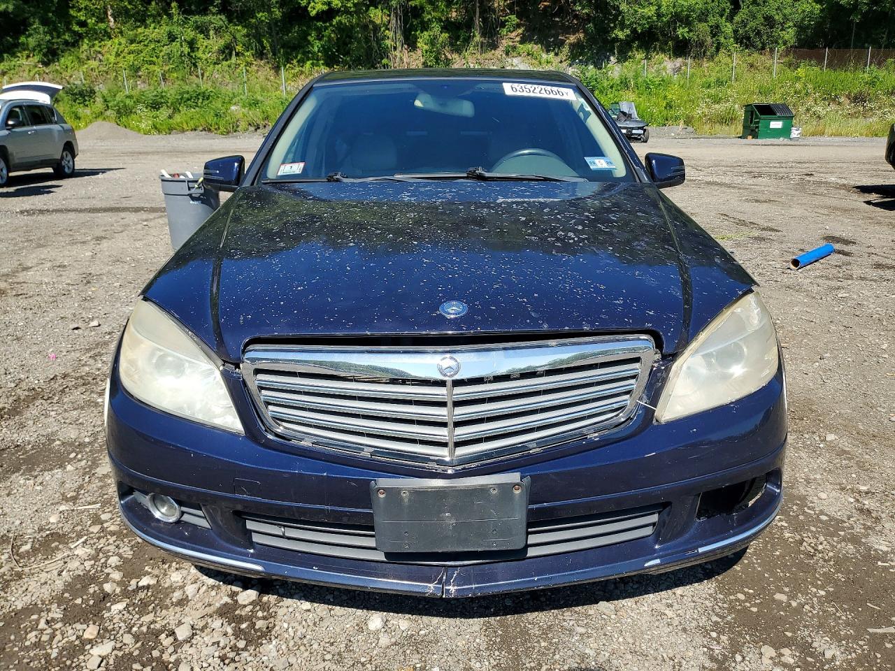 2010 Mercedes-benz C 300 4matic Синий vin: WDDGF8BB4AR108330