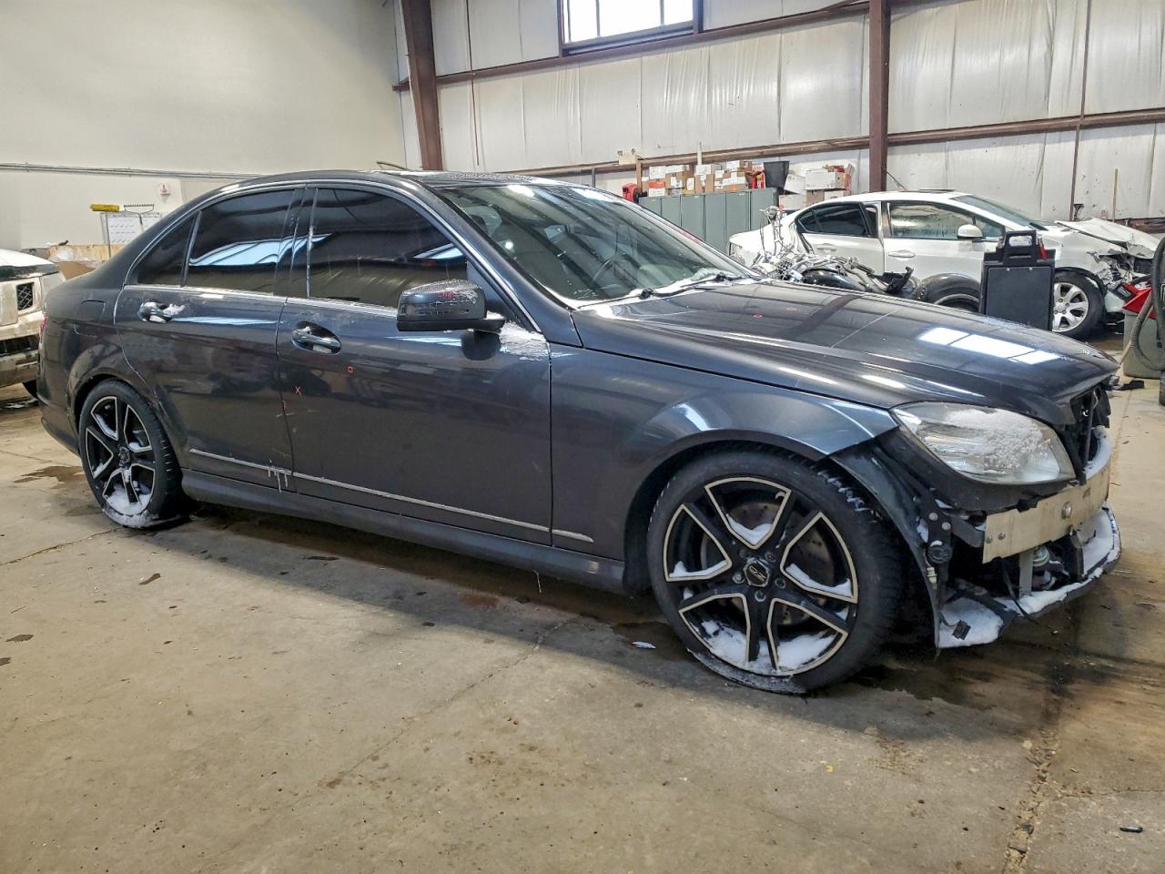 2011 Mercedes-benz C 300 4matic Black vin: WDDGF8BB4BA515807