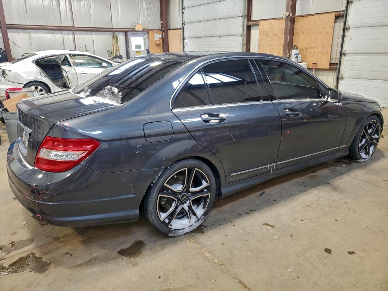 2011 Mercedes-benz C 300 4matic Black vin: WDDGF8BB4BA515807