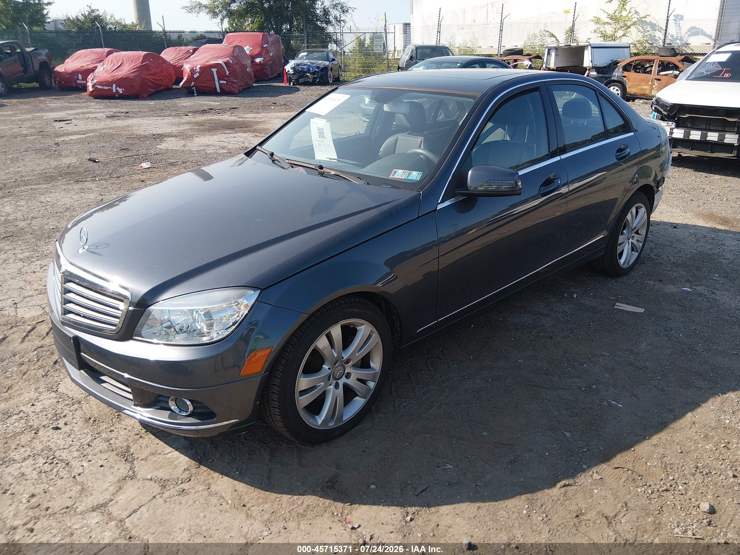 2011 Mercedes-benz C 300 Luxury 4matic/sport 4matic Gray vin: WDDGF8BB4BR160641