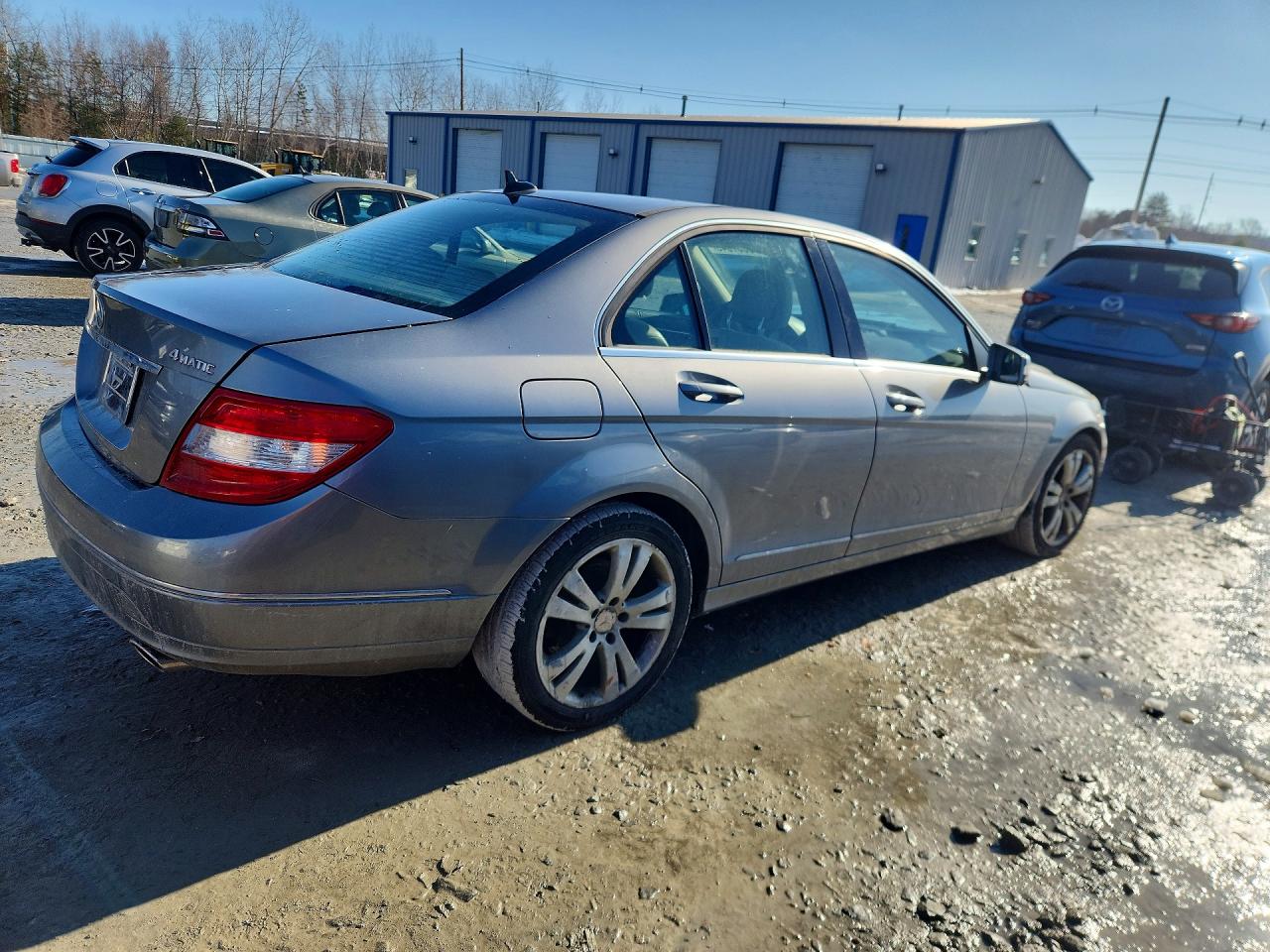 2011 Mercedes-benz C 300 4matic Gray vin: WDDGF8BB4BR167007
