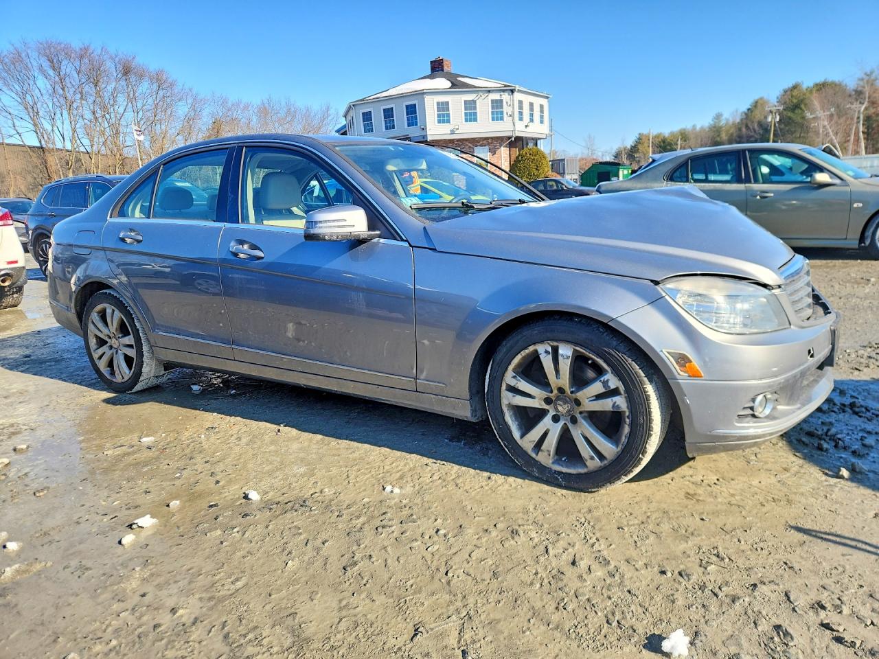 2011 Mercedes-benz C 300 4matic Gray vin: WDDGF8BB4BR167007