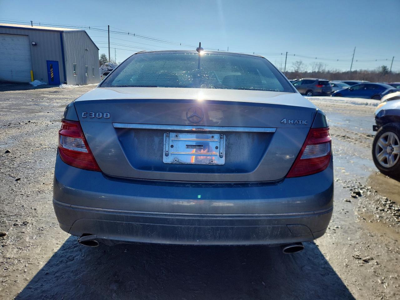 2011 Mercedes-benz C 300 4matic Gray vin: WDDGF8BB4BR167007
