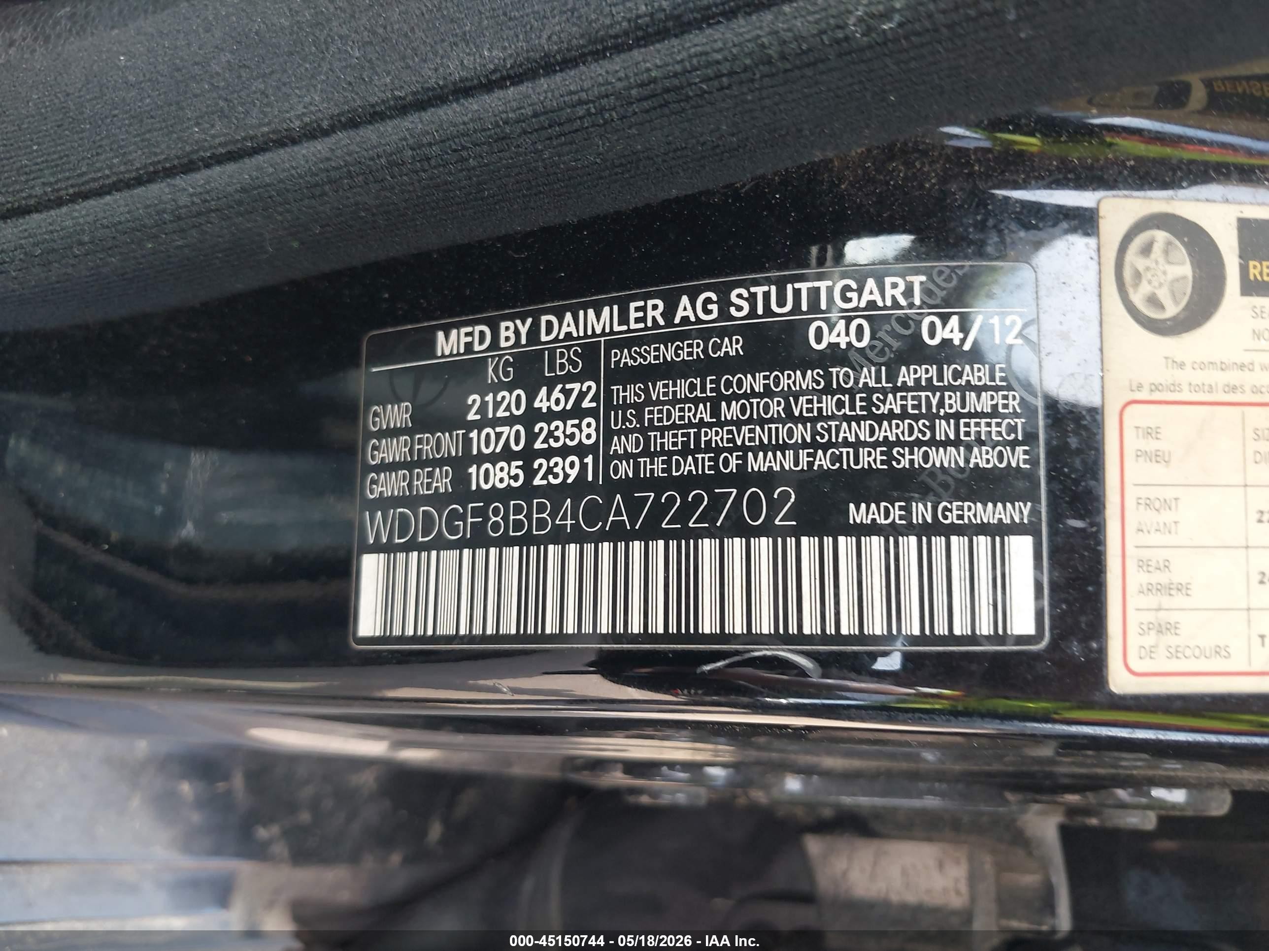 2012 Mercedes-benz C 300 Sport 4matic Black vin: WDDGF8BB4CA722702