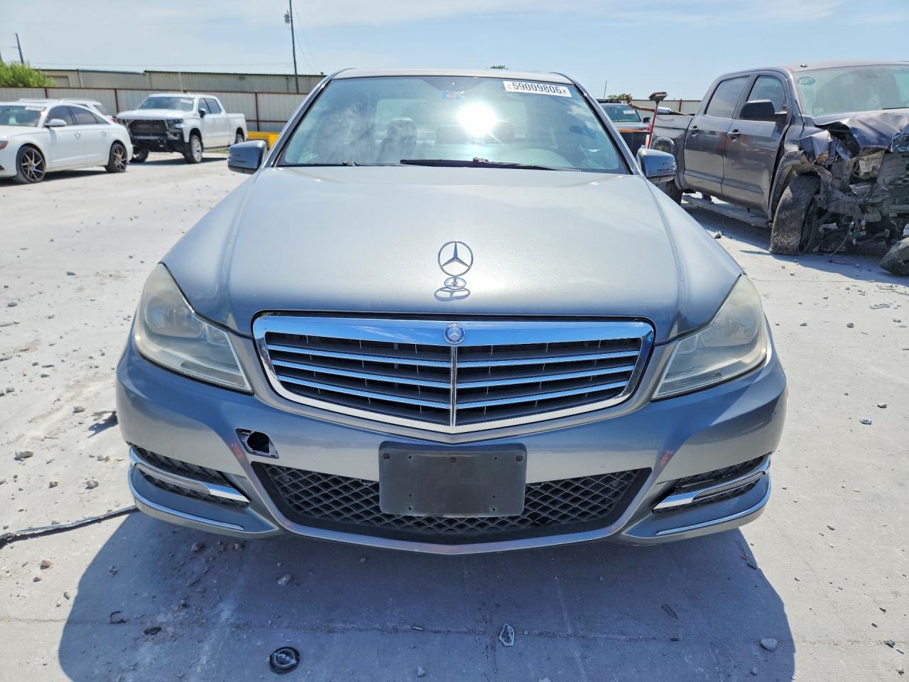 2012 Mercedes-benz C 300 4matic Gray vin: WDDGF8BB4CF857312
