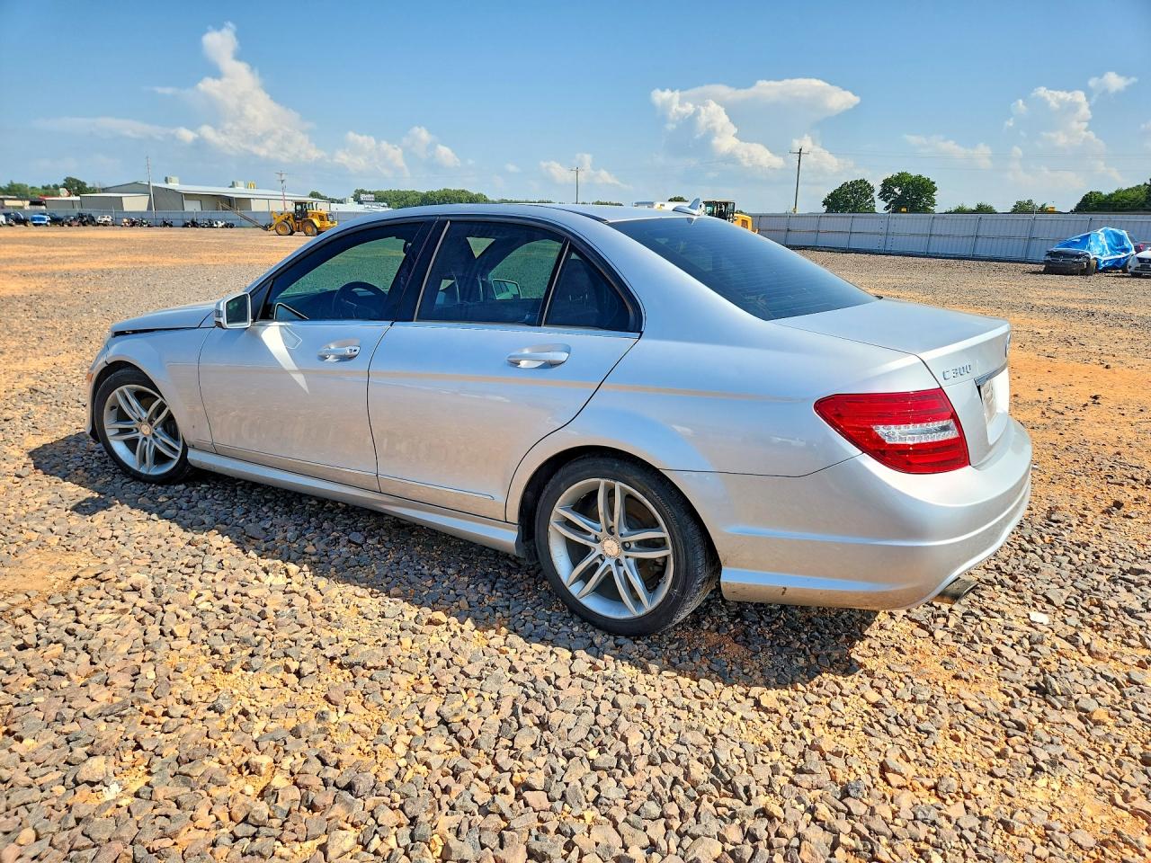 2012 Mercedes-benz C 300 4matic Silver vin: WDDGF8BB4CR193575