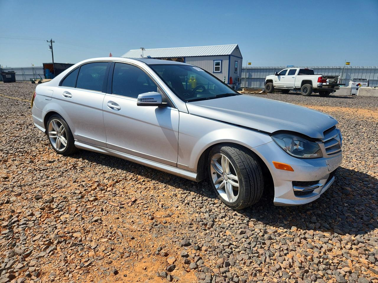 2012 Mercedes-benz C 300 4matic Silver vin: WDDGF8BB4CR193575