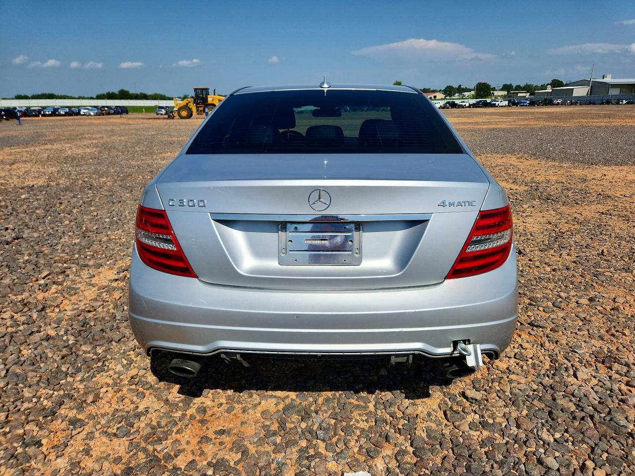 2012 Mercedes-benz C 300 4matic Silver vin: WDDGF8BB4CR193575