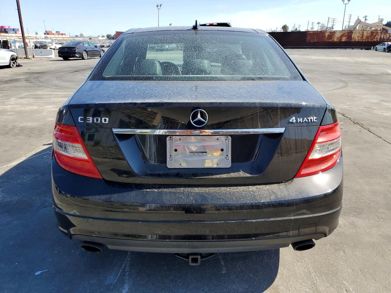 2010 Mercedes-benz C 300 4matic Black vin: WDDGF8BB5AF405253