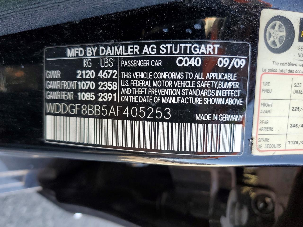 2010 Mercedes-benz C 300 4matic Black vin: WDDGF8BB5AF405253