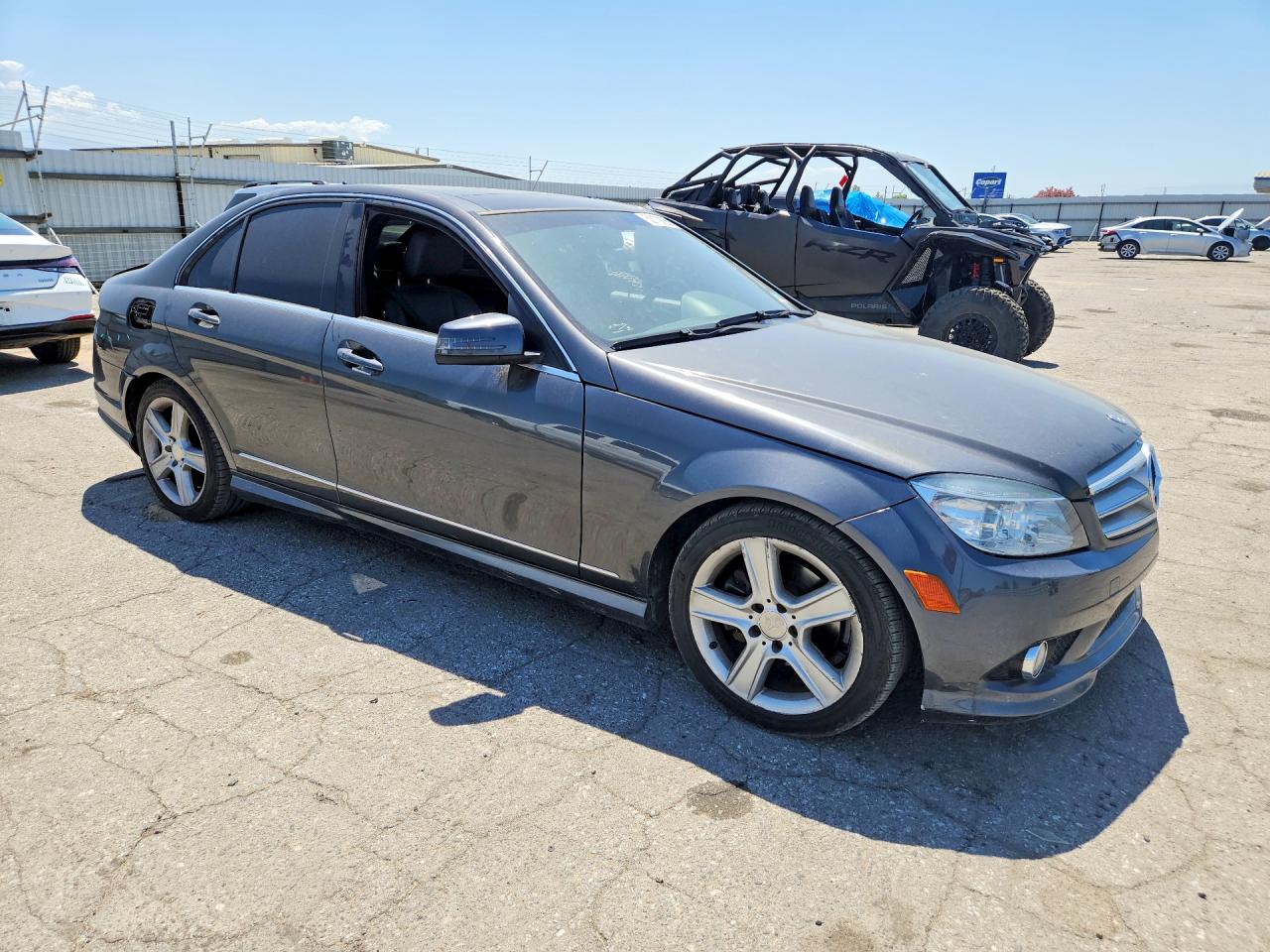2010 Mercedes-benz C-class C300 4matic Gray vin: WDDGF8BB5AF415085