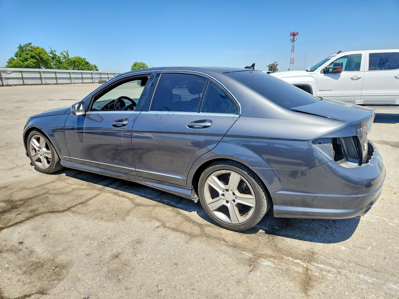 2010 Mercedes-benz C-class C300 4matic Gray vin: WDDGF8BB5AF415085