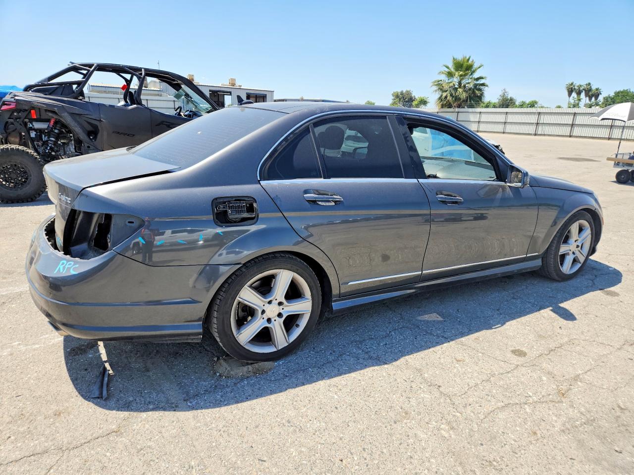 2010 Mercedes-benz C-class C300 4matic Gray vin: WDDGF8BB5AF415085