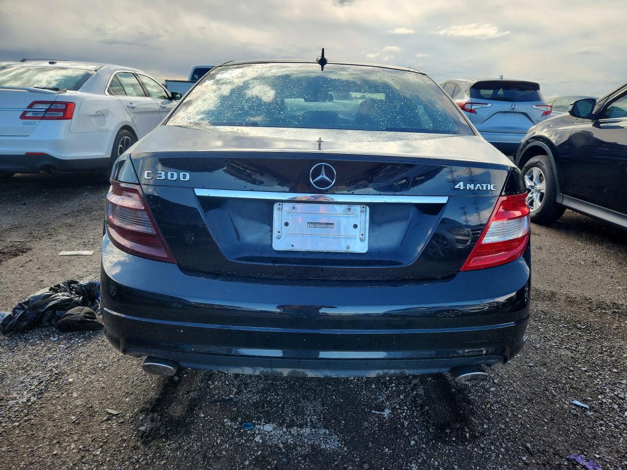 2010 Mercedes-benz C 300 4matic Black vin: WDDGF8BB5AF421288